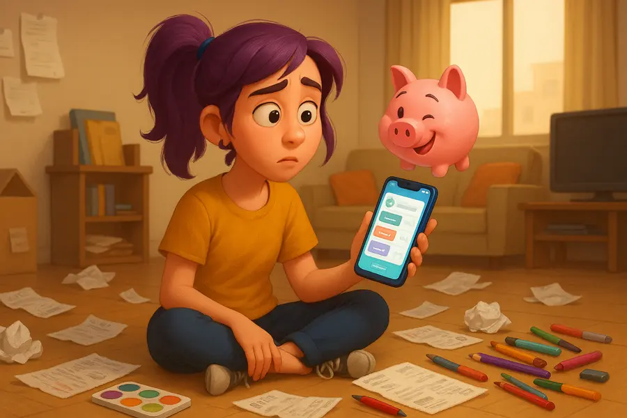 Panic at the Budget Ava vs. Financial Anxiety